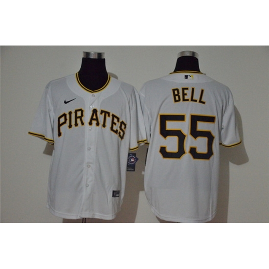Pirates 55 Josh Bell White 2020 Nike Cool Base Jersey Pirates 55 Josh Bell White 2020 Nike Cool Base Jersey