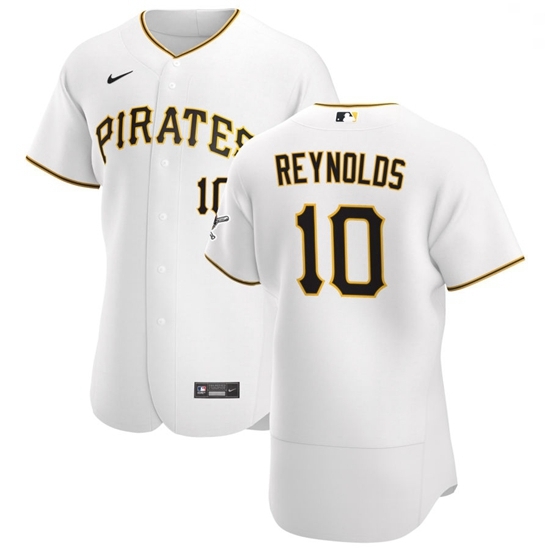 Pittsburgh Pirates 10 Bryan Reynolds Men Nike White Home 2020 Authentic Player MLB Jersey Pittsburgh Pirates 10 Bryan Reynolds Men Nike White Home 2020 Authentic Player MLB Jersey