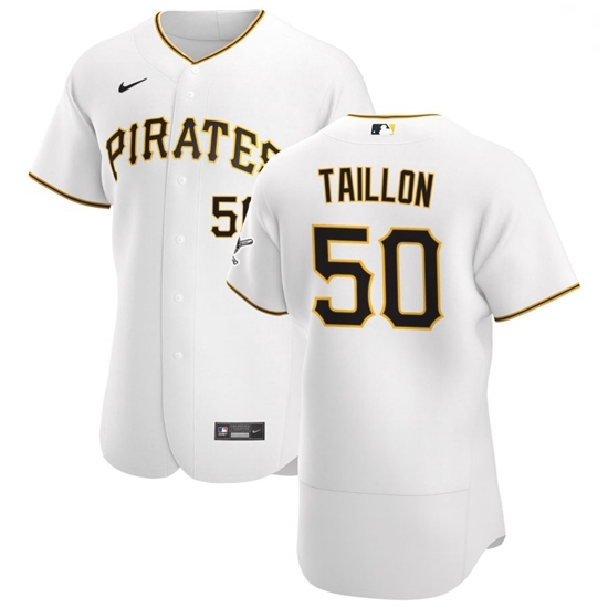 Pittsburgh Pirates 50 Jameson Taillon Men Nike White Home 2020 Authentic Player MLB Jersey Pittsburgh Pirates 50 Jameson Taillon Men Nike White Home 2020 Authentic Player MLB Jersey