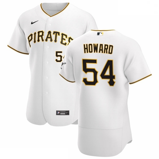 Pittsburgh Pirates 54 Sam Howard Men Nike White Home 2020 Authentic Player MLB Jersey Pittsburgh Pirates 54 Sam Howard Men Nike White Home 2020 Authentic Player MLB Jersey