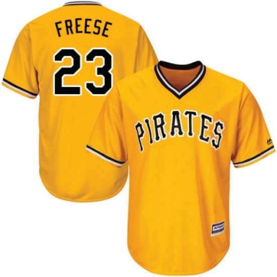 Youth Majestic Pittsburgh Pirates 23 David Freese Replica Gold Alternate Cool Base MLB Jersey Youth Majestic Pittsburgh Pirates 23 David Freese Replica Gold Alternate Cool Base MLB Jersey