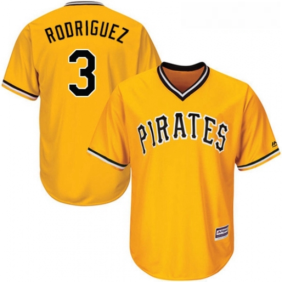 Youth Majestic Pittsburgh Pirates 3 Sean Rodriguez Authentic Gold Alternate Cool Base MLB Jersey Youth Majestic Pittsburgh Pirates 3 Sean Rodriguez Authentic Gold Alternate Cool Base MLB Jersey