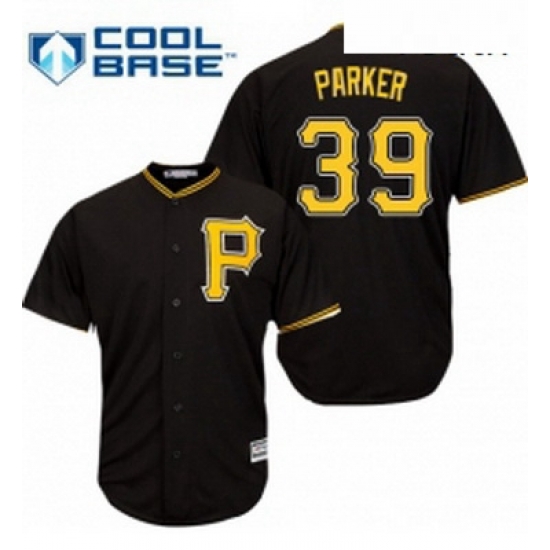 Youth Majestic Pittsburgh Pirates 39 Dave Parker Replica Black Alternate Cool Base MLB Jersey Youth Majestic Pittsburgh Pirates 39 Dave Parker Replica Black Alternate Cool Base MLB Jersey