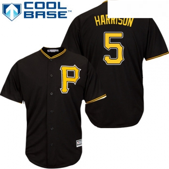 Youth Majestic Pittsburgh Pirates 5 Josh Harrison Authentic Black Alternate Cool Base MLB Jersey Youth Majestic Pittsburgh Pirates 5 Josh Harrison Authentic Black Alternate Cool Base MLB Jersey