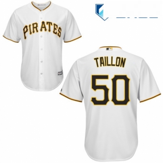 Youth Majestic Pittsburgh Pirates 50 Jameson Taillon Authentic White Home Cool Base MLB Jersey Youth Majestic Pittsburgh Pirates 50 Jameson Taillon Authentic White Home Cool Base MLB Jersey