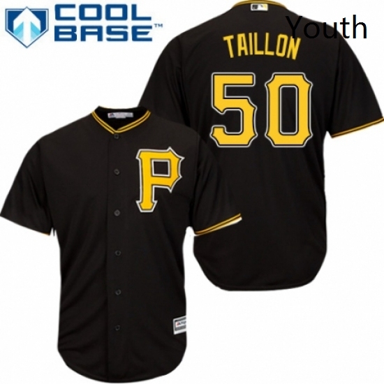 Youth Majestic Pittsburgh Pirates 50 Jameson Taillon Replica Black Alternate Cool Base MLB Jersey Youth Majestic Pittsburgh Pirates 50 Jameson Taillon Replica Black Alternate Cool Base MLB Jersey