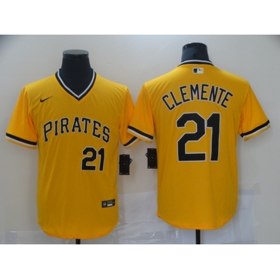 Youth Nike Pittsburgh Pirates #21 Roberto Clemente Gold Showtime Authentic Jersey Youth Nike Pittsburgh Pirates #21 Roberto Clemente Gold Showtime Authentic Jersey