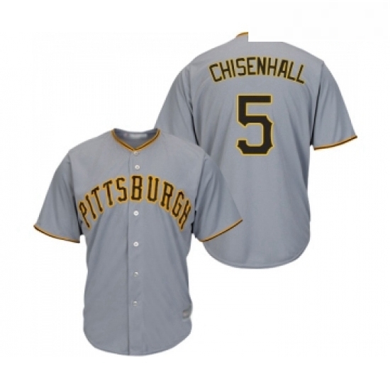 Youth Pittsburgh Pirates 5 Lonnie Chisenhall Replica Grey Road Cool Base Baseball Jersey Youth Pittsburgh Pirates 5 Lonnie Chisenhall Replica Grey Road Cool Base Baseball Jersey
