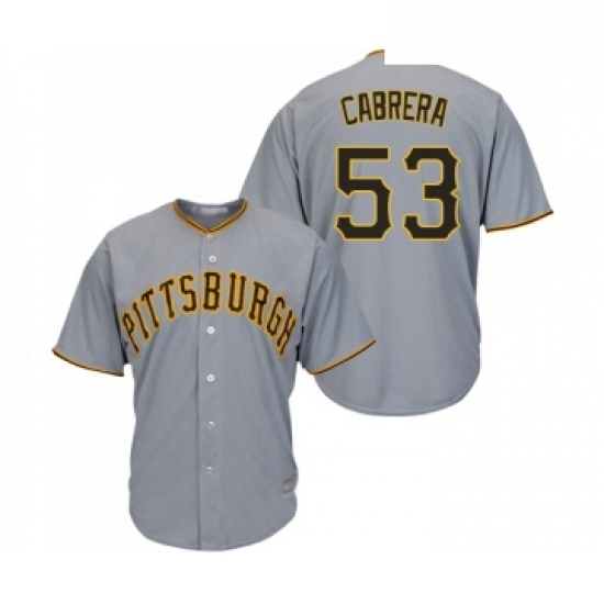 Youth Pittsburgh Pirates 53 Melky Cabrera Replica Grey Road Cool Base Baseball Jersey Youth Pittsburgh Pirates 53 Melky Cabrera Replica Grey Road Cool Base Baseball Jersey