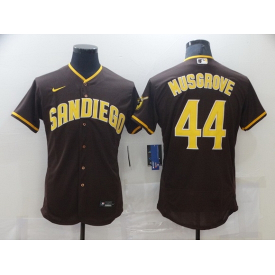 Men Nike San Diego Padres 44 Musgrove Brown Tan Authentic Alternate Player Jersey Men Nike San Diego Padres 44 Musgrove Brown Tan Authentic Alternate Player Jersey