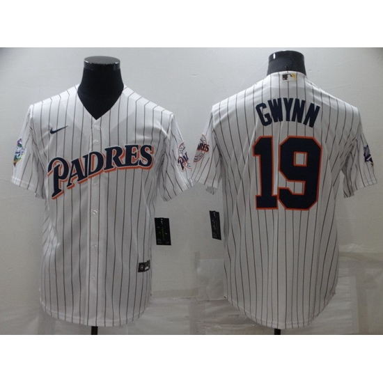Men San Diego Padres 19 Tony Gwynn White Cool Base Stitched jersey Men San Diego Padres 19 Tony Gwynn White Cool Base Stitched jersey
