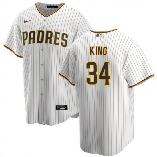 Men San Diego Padres 34 Kyle Higashioka White Cool Base Stitched Baseball Jersey Men San Diego Padres 34 Kyle Higashioka White Cool Base Stitched Baseball Jersey