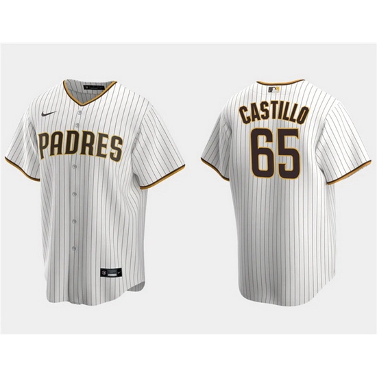 Men San Diego Padres 65 Jos E9 Castillo White Cool Base Stitched Jersey Men San Diego Padres 65 Jos E9 Castillo White Cool Base Stitched Jersey