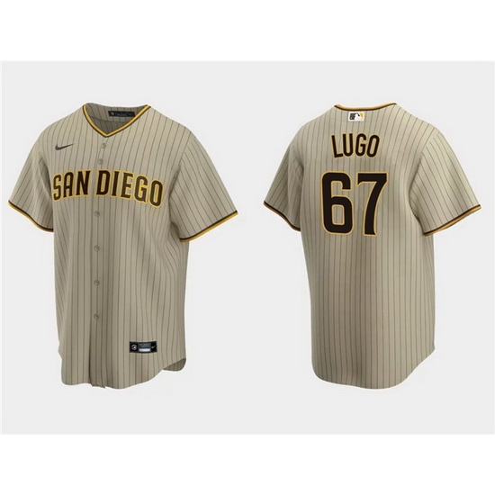 Men San Diego Padres 67 Seth Lugo Tan Cool Base Stitched Jersey Men San Diego Padres 67 Seth Lugo Tan Cool Base Stitched Jersey