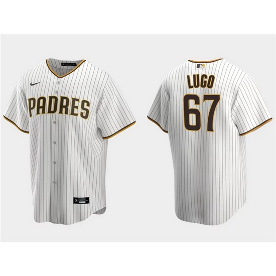 Men San Diego Padres 67 Seth Lugo White Cool Base Stitched Jersey Men San Diego Padres 67 Seth Lugo White Cool Base Stitched Jersey