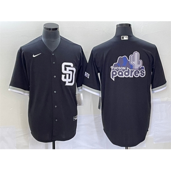 Men San Diego Padres Black Team Big Logo Cool Base Stitched Baseball Jersey S Men San Diego Padres Black Team Big Logo Cool Base Stitched Baseball Jersey S