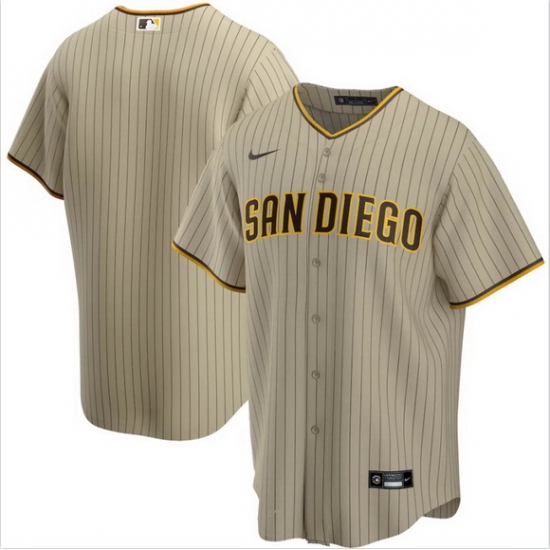 Men San Diego Padres Nike Brown Blank Jersey Men San Diego Padres Nike Brown Blank Jersey