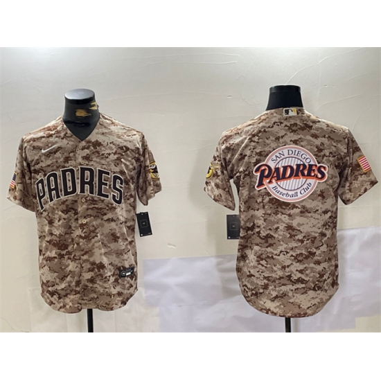 Men San Diego Padres Tan Camo Team Big Logo Cool Base Stitched Baseball Jersey Men San Diego Padres Tan Camo Team Big Logo Cool Base Stitched Baseball Jersey