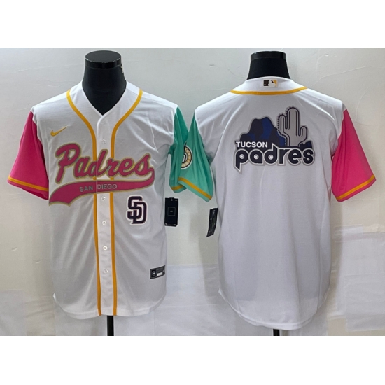 Men San Diego Padres White Team Big Logo City Connect Cool Base With Patch Stitched Baseball Jersey 1 Men San Diego Padres White Team Big Logo City Connect Cool Base With Patch Stitched Baseball Jersey 1