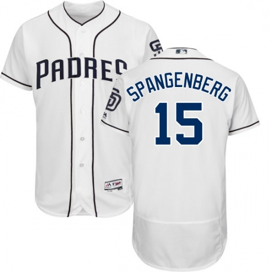 Mens Majestic San Diego Padres 15 Cory Spangenberg White Home Flexbase Authentic Collection MLB Jersey Mens Majestic San Diego Padres 15 Cory Spangenberg White Home Flexbase Authentic Collection MLB Jersey