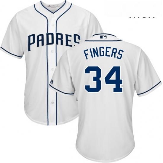 Mens Majestic San Diego Padres 34 Rollie Fingers Replica White Home Cool Base MLB Jersey Mens Majestic San Diego Padres 34 Rollie Fingers Replica White Home Cool Base MLB Jersey