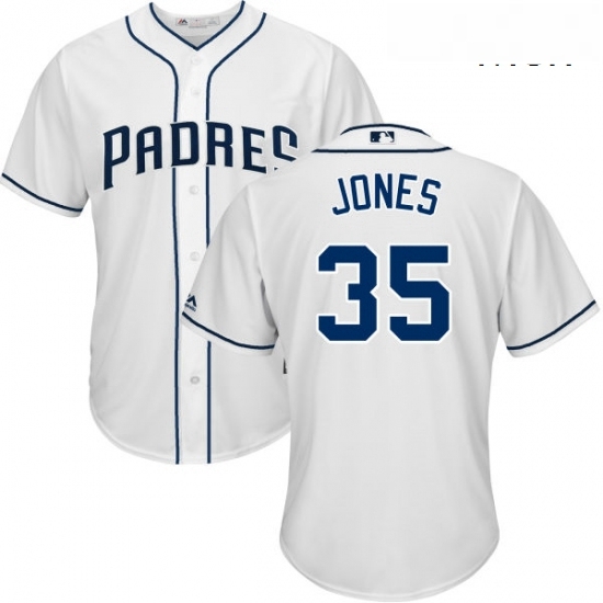 Mens Majestic San Diego Padres 35 Randy Jones Replica White Home Cool Base MLB Jersey Mens Majestic San Diego Padres 35 Randy Jones Replica White Home Cool Base MLB Jersey