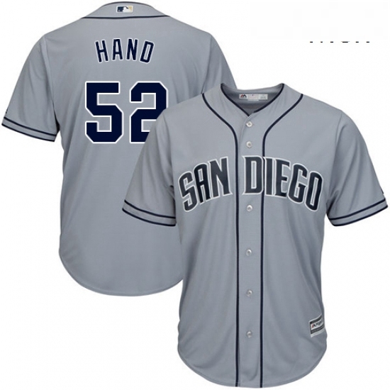Mens Majestic San Diego Padres 52 Brad Hand Replica Grey Road Cool Base MLB Jersey Mens Majestic San Diego Padres 52 Brad Hand Replica Grey Road Cool Base MLB Jersey