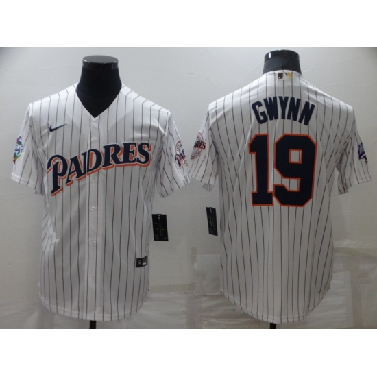 Men's San Diego Padres #19 Tony Gwynn White Cool Base Stitched Jersey Men's San Diego Padres #19 Tony Gwynn White Cool Base Stitched Jersey