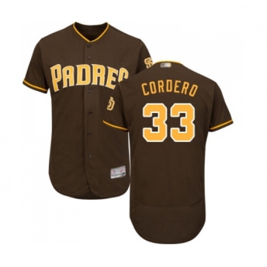 Mens San Diego Padres 33 Franchy Cordero Brown Alternate Flex Base Authentic Collection Baseball Jersey Mens San Diego Padres 33 Franchy Cordero Brown Alternate Flex Base Authentic Collection Baseball Jersey