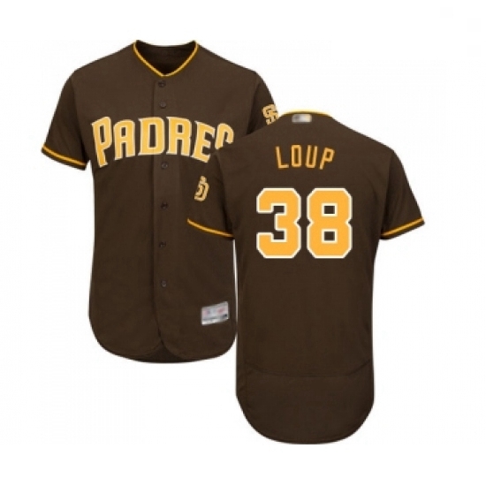Mens San Diego Padres 38 Aaron Loup Brown Alternate Flex Base Authentic Collection Baseball Jersey Mens San Diego Padres 38 Aaron Loup Brown Alternate Flex Base Authentic Collection Baseball Jersey