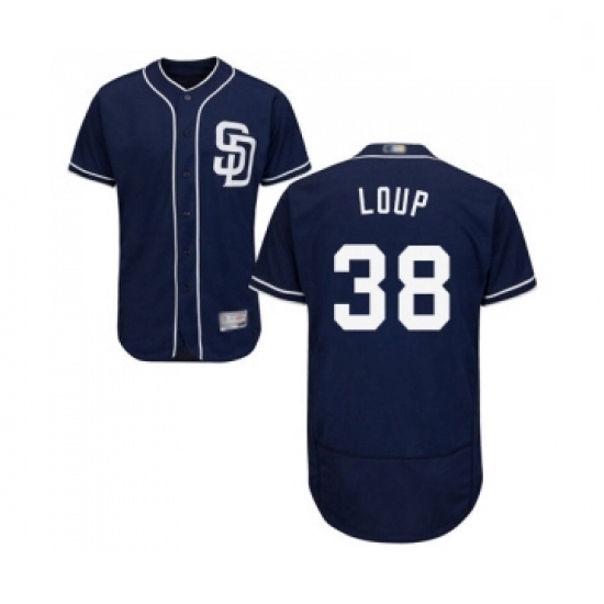 Mens San Diego Padres 38 Aaron Loup Navy Blue Alternate Flex Base Authentic Collection Baseball Jersey Mens San Diego Padres 38 Aaron Loup Navy Blue Alternate Flex Base Authentic Collection Baseball Jersey