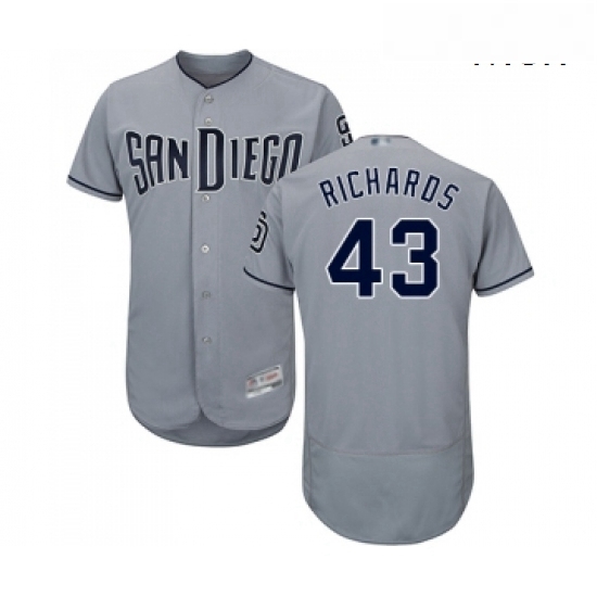 Mens San Diego Padres 43 Garrett Richards Authentic Grey Road Cool Base Baseball Jersey Mens San Diego Padres 43 Garrett Richards Authentic Grey Road Cool Base Baseball Jersey
