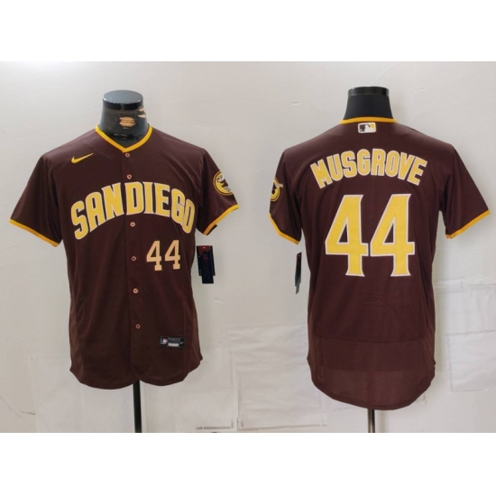 Nike Men San Diego Padres 44 Musgrove Brown Tan Authentic Alternate Player Jersey 1 Nike Men San Diego Padres 44 Musgrove Brown Tan Authentic Alternate Player Jersey 1