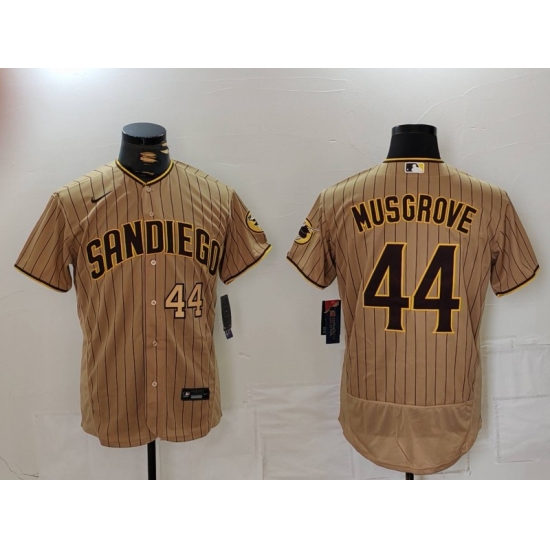 Nike Men San Diego Padres 44 Musgrove Tan Brown Authentic Alternate Player Jersey 3 Nike Men San Diego Padres 44 Musgrove Tan Brown Authentic Alternate Player Jersey 3