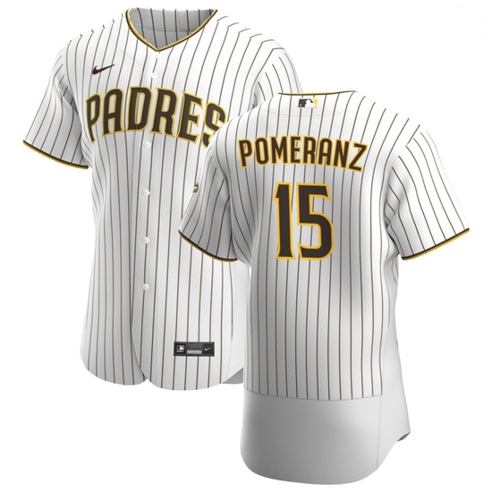 San Diego Padres 15 Drew Pomeranz Men Nike White Brown Home 2020 Authentic Player Jersey San Diego Padres 15 Drew Pomeranz Men Nike White Brown Home 2020 Authentic Player Jersey