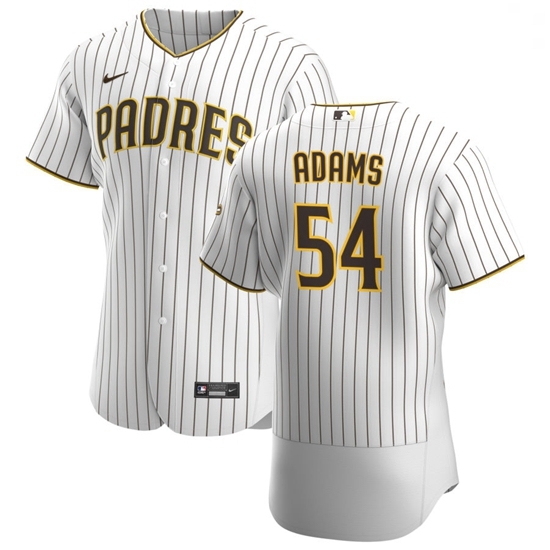 San Diego Padres 54 Austin Adams Men Nike White Brown Home 2020 Authentic Player Jersey San Diego Padres 54 Austin Adams Men Nike White Brown Home 2020 Authentic Player Jersey