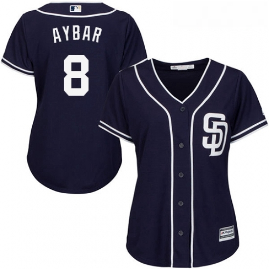 Womens San Diego Padres 8 Erick Aybar Navy Blue Alternate Stitched MLB Jersey Womens San Diego Padres 8 Erick Aybar Navy Blue Alternate Stitched MLB Jersey