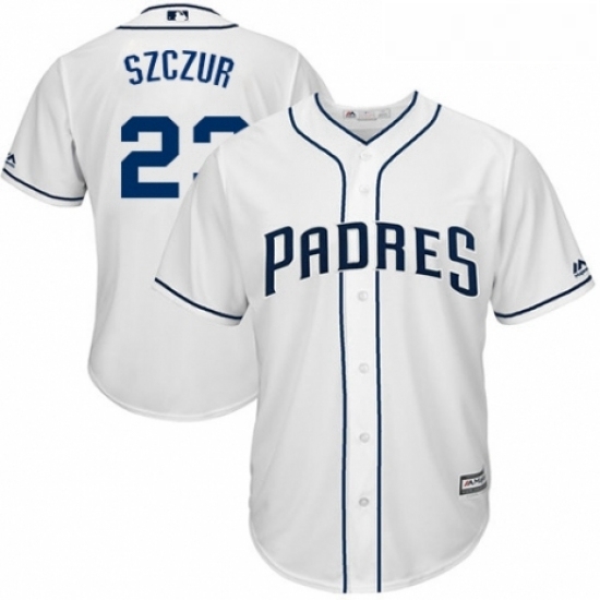 Youth Majestic San Diego Padres 23 Matt Szczur Replica White Home Cool Base MLB Jersey Youth Majestic San Diego Padres 23 Matt Szczur Replica White Home Cool Base MLB Jersey