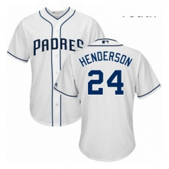 Youth Majestic San Diego Padres 24 Rickey Henderson Authentic White Home Cool Base MLB Jersey Youth Majestic San Diego Padres 24 Rickey Henderson Authentic White Home Cool Base MLB Jersey