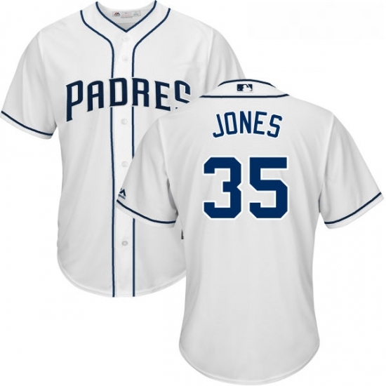 Youth Majestic San Diego Padres 35 Randy Jones Replica White Home Cool Base MLB Jersey Youth Majestic San Diego Padres 35 Randy Jones Replica White Home Cool Base MLB Jersey