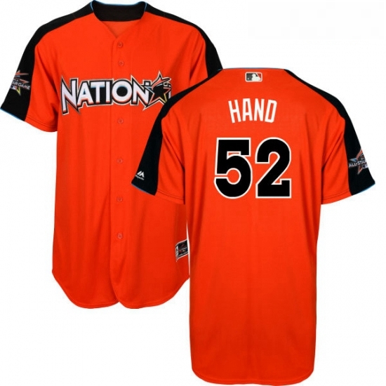 Youth Majestic San Diego Padres 52 Brad Hand Authentic Orange National League 2017 MLB All Star Cool Base MLB Jersey Youth Majestic San Diego Padres 52 Brad Hand Authentic Orange National League 2017 MLB All Star Cool Base MLB Jersey