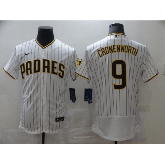 Youth Nike San Diego Padres 9 Jake Cronenworth White Brown 2021 Road Player Jersey Youth Nike San Diego Padres 9 Jake Cronenworth White Brown 2021 Road Player Jersey