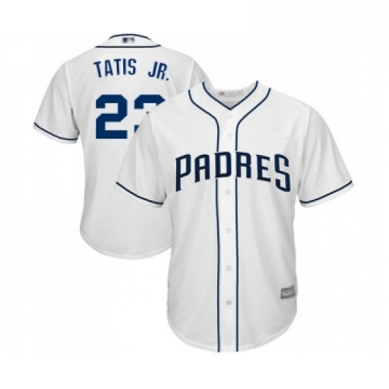 Youth San Diego Padres 23 Fernando Tatis Jr Replica White Home Cool Base Baseball Jersey Youth San Diego Padres 23 Fernando Tatis Jr Replica White Home Cool Base Baseball Jersey