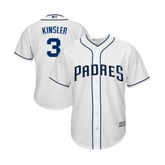 Youth San Diego Padres 3 Ian Kinsler Replica White Home Cool Base Baseball Jersey Youth San Diego Padres 3 Ian Kinsler Replica White Home Cool Base Baseball Jersey
