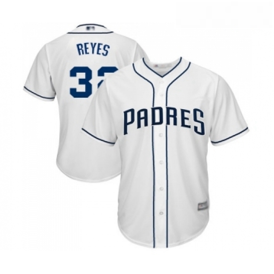 Youth San Diego Padres 32 Franmil Reyes Replica White Home Cool Base Baseball Jersey Youth San Diego Padres 32 Franmil Reyes Replica White Home Cool Base Baseball Jersey