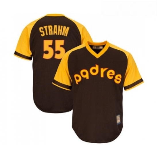 Youth San Diego Padres 55 Matt Strahm Replica Brown Alternate Cooperstown Cool Base Baseball Jersey Youth San Diego Padres 55 Matt Strahm Replica Brown Alternate Cooperstown Cool Base Baseball Jersey