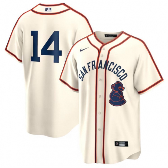 Men San Francisco Giants 14 Patrick Bailey Cream 2024 Rickwood Classic Stitched Baseball Jersey Men San Francisco Giants 14 Patrick Bailey Cream 2024 Rickwood Classic Stitched Baseball Jersey