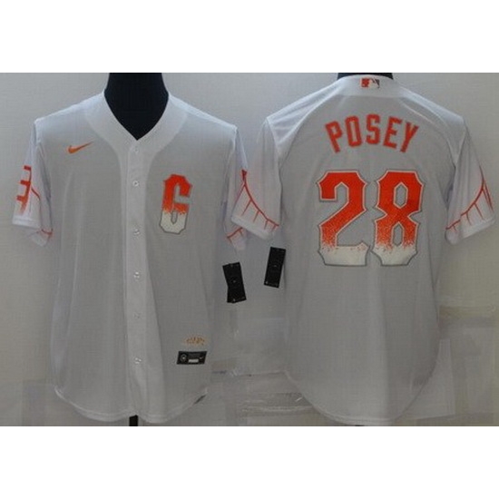 Men San Francisco Giants 28 Buster Posey White 2021 City Connect Stitched MLB Cool Base Nike Jersey Men San Francisco Giants 28 Buster Posey White 2021 City Connect Stitched MLB Cool Base Nike Jersey