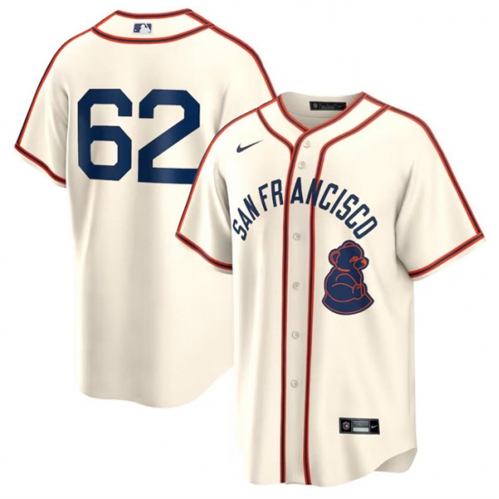 Men San Francisco Giants 62 Logan Webb Cream 2024 Rickwood Classic Stitched Baseball Jersey Men San Francisco Giants 62 Logan Webb Cream 2024 Rickwood Classic Stitched Baseball Jersey