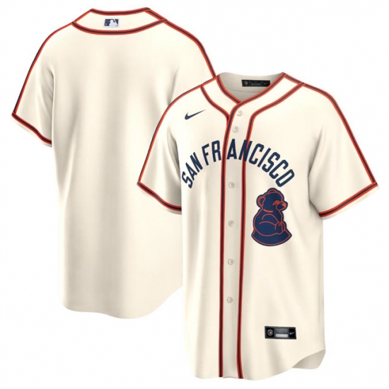 Men San Francisco Giants Blank Cream 2024 Rickwood Classic Stitched Baseball Jersey Men San Francisco Giants Blank Cream 2024 Rickwood Classic Stitched Baseball Jersey